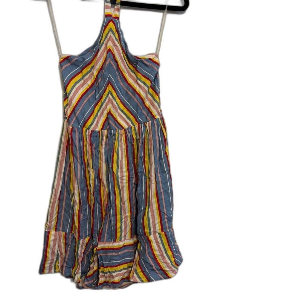 Bcbgeneration Women's Blue and Yellow Dress